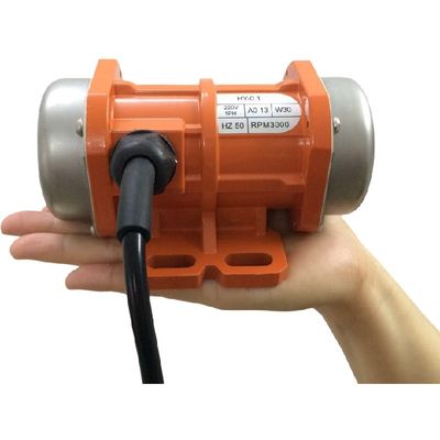 Jednofazowy indukcyjny Ac mały silnik wibracyjny 30W-120W miniaturowy wibrator regulacja prędkości wibracyjny ekran wibracyjny